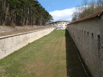 Bundesfestung Ulm, westliche Anschlusslinie zur Wilhelmsburg